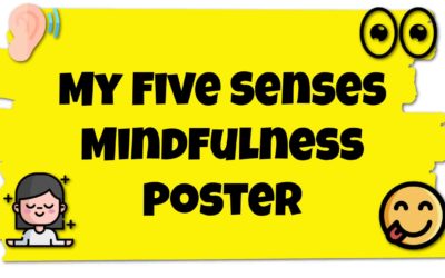 Mindfulness Poster for Schools – My Five Senses