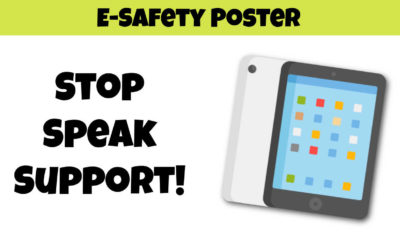 E-Safety Safe Sharing Poster for Schools – Stop, Speak, Support!