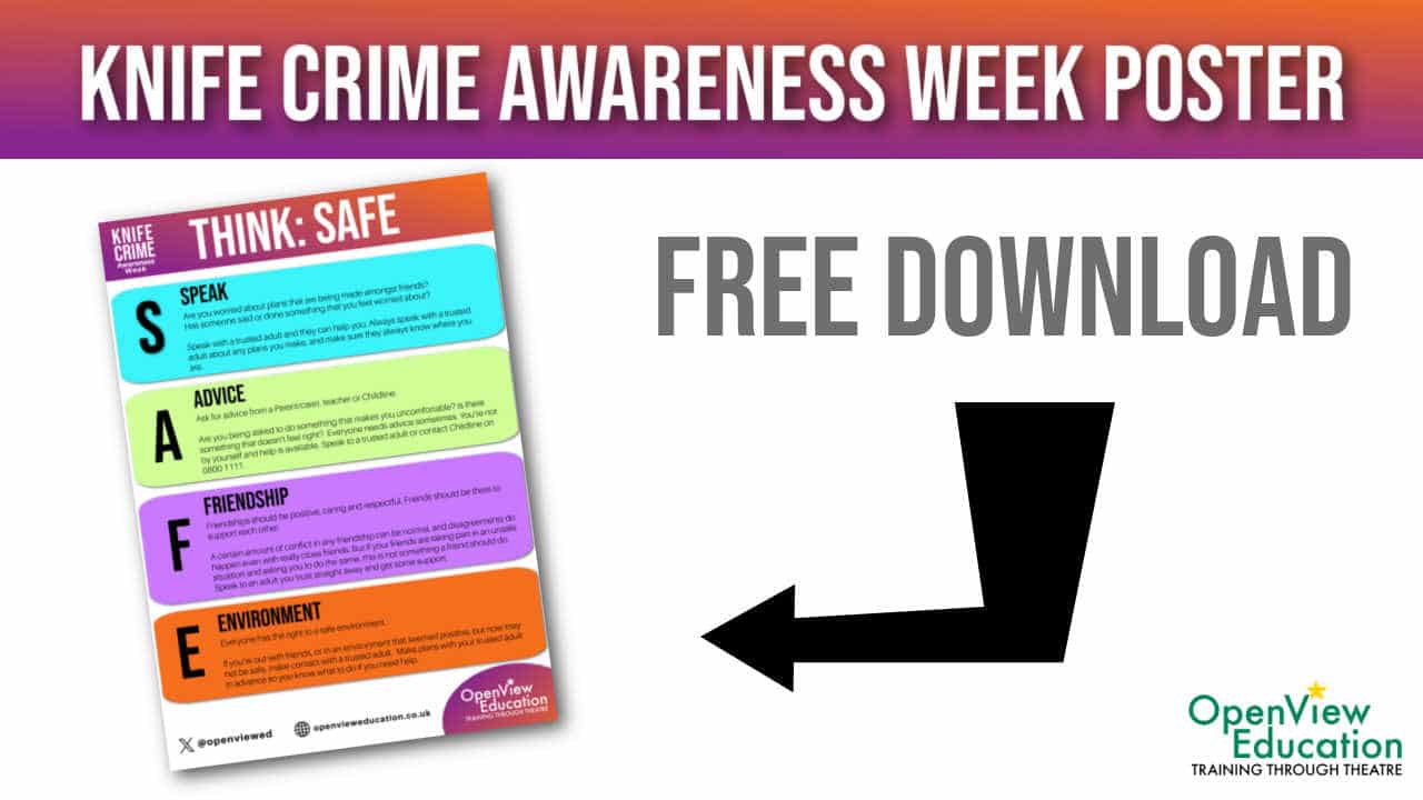 Knife Crime Awareness Week Poster
